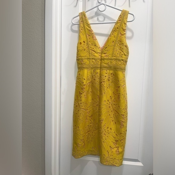 Anthropologie Maeve Gardenia Lace column dress - Picture 3 of 5